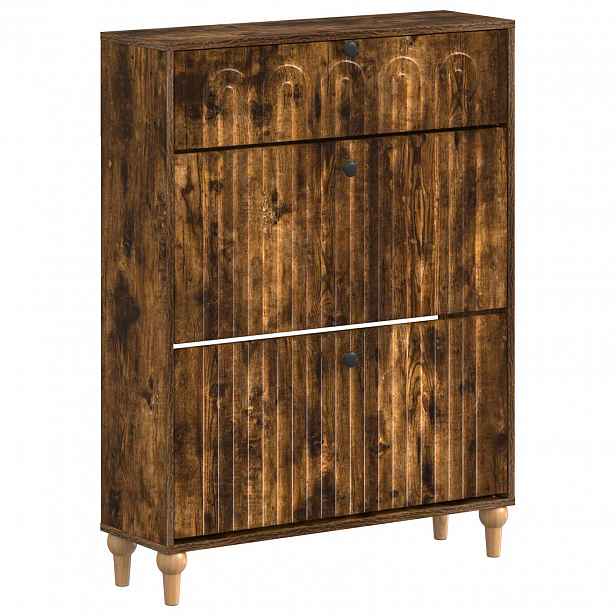 vidaXL Skříň na obuv ALKMAAR 78 x 24 x 103 cm Kompozitní dřevo