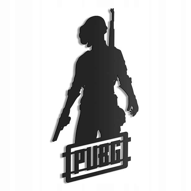 Dřevěný 3D obraz Pubg Nástěnná Dekorace Dárek