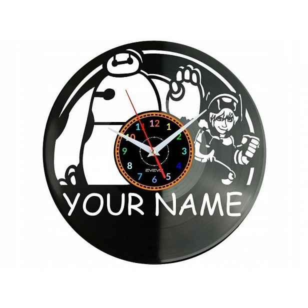 Big Hero Vaše jméno Nápad na Dárek Nástěnná Dekorace z vinylové desky
