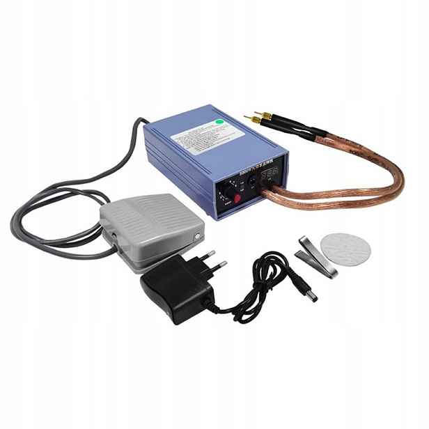 Bodová svářečka 5000W pro baterie 18650 s nožním pedálem