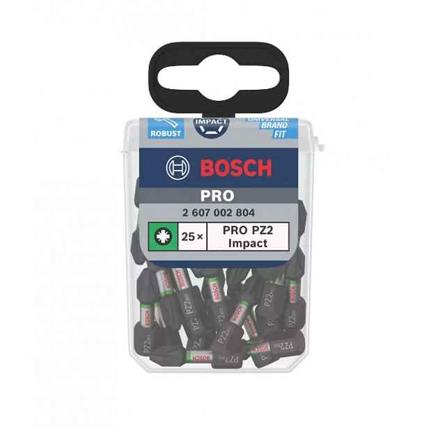 Bosch - Sada bitů PZ2, 25 ks 2607002804