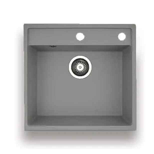 Casarredo Pyragranitový dřez CAMEA 1B (53x50) grey