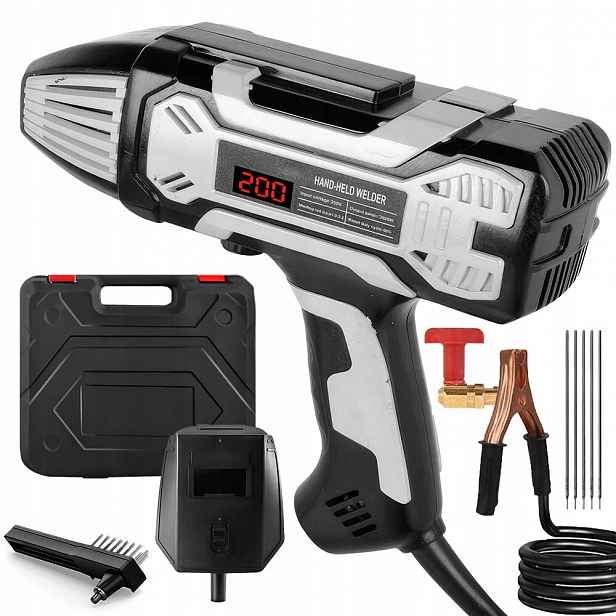 Univerzální Ruční Svařovací Stroj 20-200A Pro Tyče 2,5-3,2 MM S Tepelnou Ochranou