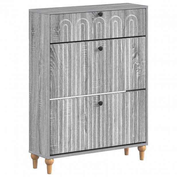 vidaXL Skříň na obuv ALKMAAR 78 x 24 x 103 cm Kompozitní dřevo