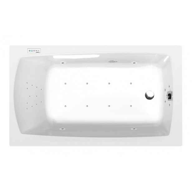 Masážní vana Polysan Lily 130x70 cm Highline Hydro-Air akrylát levá i pravá 77511.6010