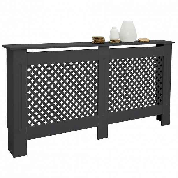 ML-DESIGN OBLOŽENÍ RADIÁTORU s voštinovým vzorem 152 x 19 x 82 cm antracit