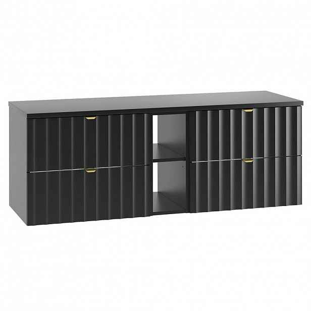 Petits-meubles SKŘÍŇKA POD UMYVADLO 140.6cm Lexa Černá