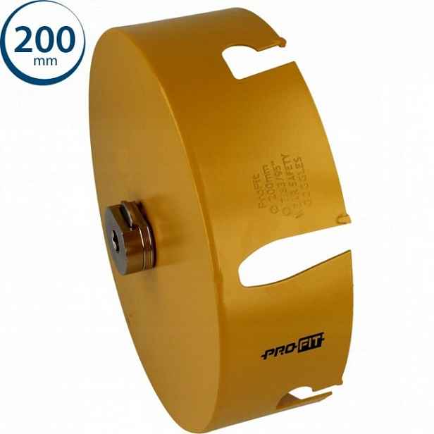 Pro-fit Korunkový Vrták Hm Z7 D200 mm dřevo /deska Pvc