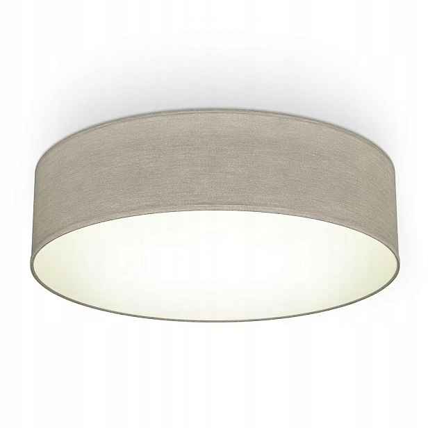 Stropní svítidlo 2xE27 Stropní Svítidlo Taupe tkanina Obývací pokoj Ložnice Chodba 38 Cm