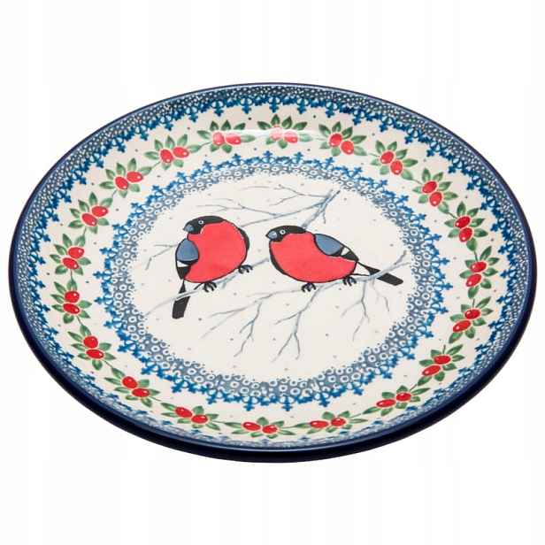 Talíř dezertní 20 cm Ceramika Artystyczna Bolesławiec Unikát U4917 Gile