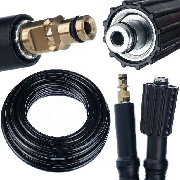 Vysokotlaká Hadice 15 M CLICK-M22 Quick Connect Karcher K2 K3 K4 K5 K6 K7