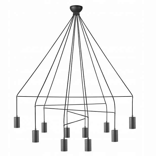 Závěsná lampa Imbria Černá Industriální nad stůl Nowodvorski