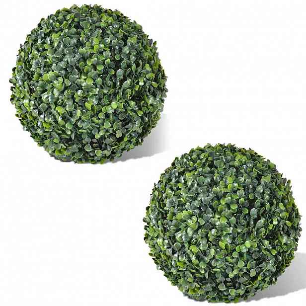 vidaXL Umělý buxus koule 2 ks 35 cm