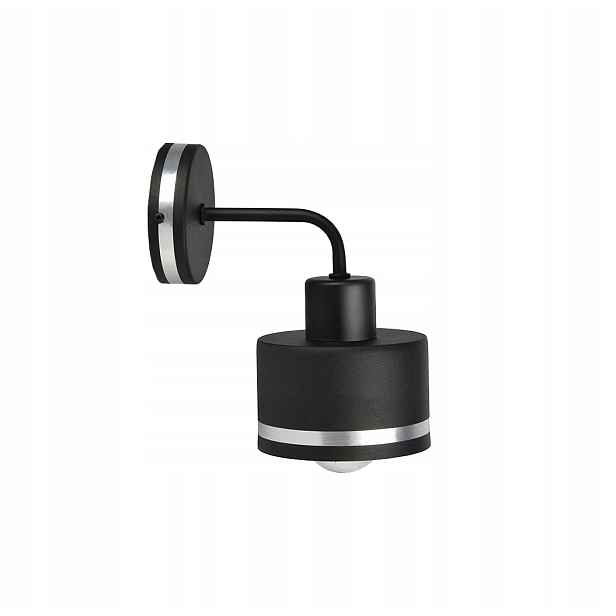 Nástěnné Nástěnné Svítidlo Loft černé Černé Stínidlo 1X40W E27