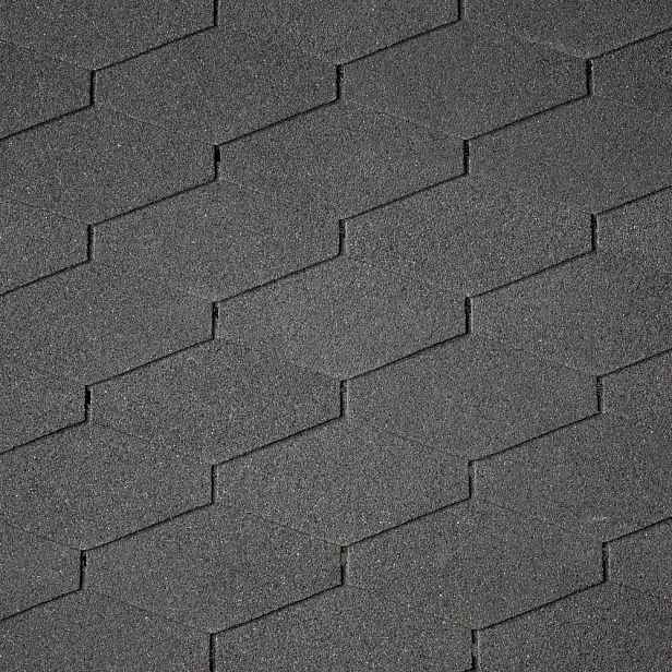 Šindel asfaltový IKO 2.0 Monarch Diamant 01 Černá 2,46 m2