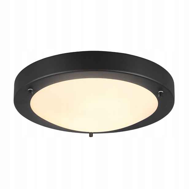 Trio Stropní Svítidlo Koupelnová lampa Condus IP44 E27 Černá/Bílá 31,5 cm