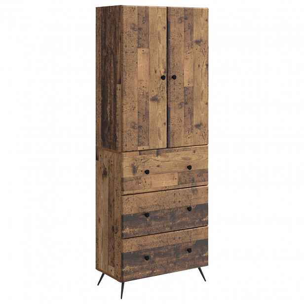 vidaXL Sada skříněk 2 ks 66 x 34,5 x 90 cm Kompozitní dřevo