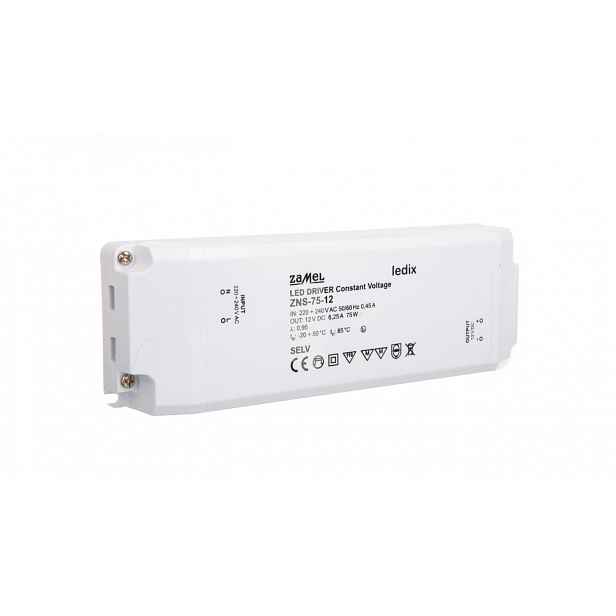Led zdroj slim 12V DC 75W LDX10000141-WPL
