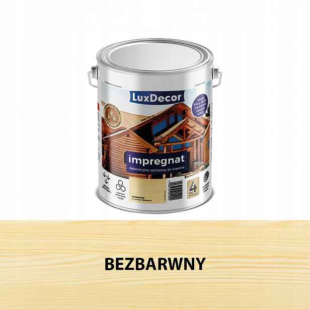 Luxdecor Ochranný A Dekorativní Impregnát Na Dřevo 4,5 L Bezbarvý