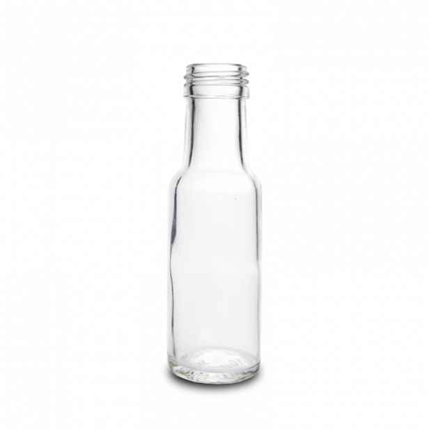 Skleněná lahev Dorica 100 ml  čirá PP 31,5