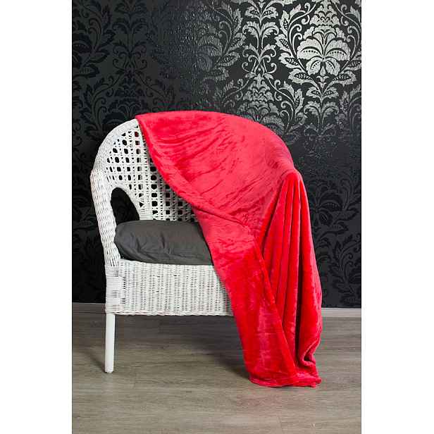 TP Mikroflanelová deka Premium 220x200 - Červená