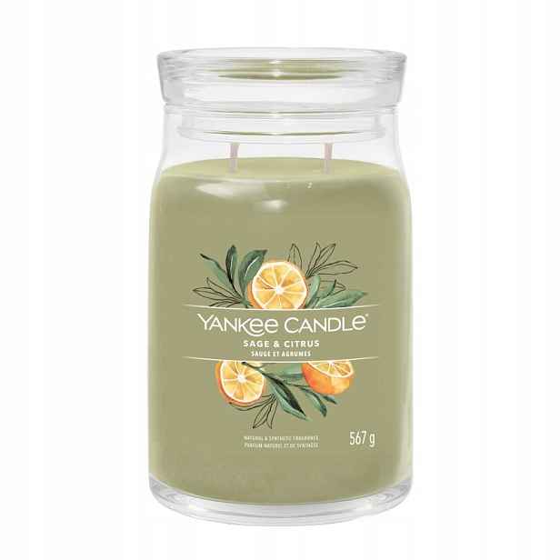 Yankee Candle Signature Sage and Citrus velká vonná svíčka