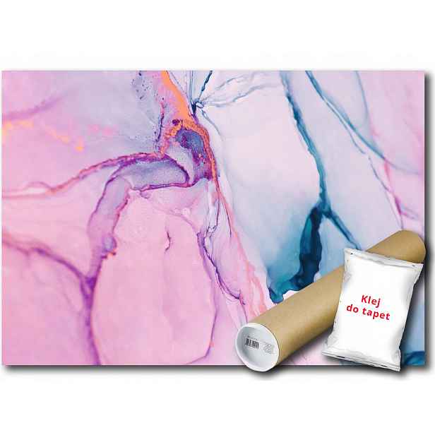 Vinylová fototapeta abstrakce mramor kámen minerál imitace 208x146