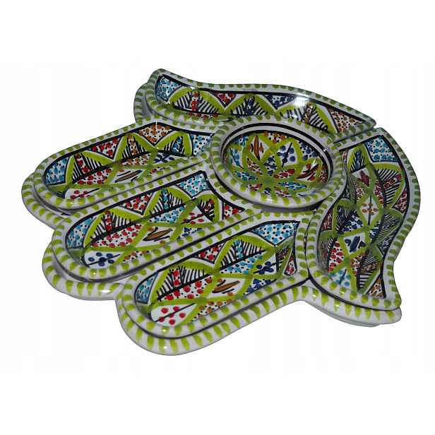 Meze Set pro Mezze Meze Fatima Maroko Tunisko Hamsa