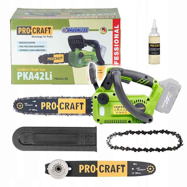 Aku řetězová pila Procraft PKA42Li 20V