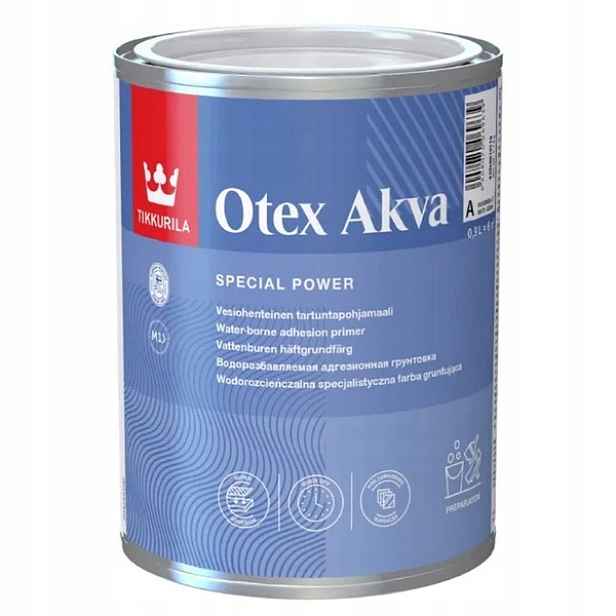 Barva na základní nátěr Otex Aqva Adhesion Primer Bílá 0,9L Tikkurila