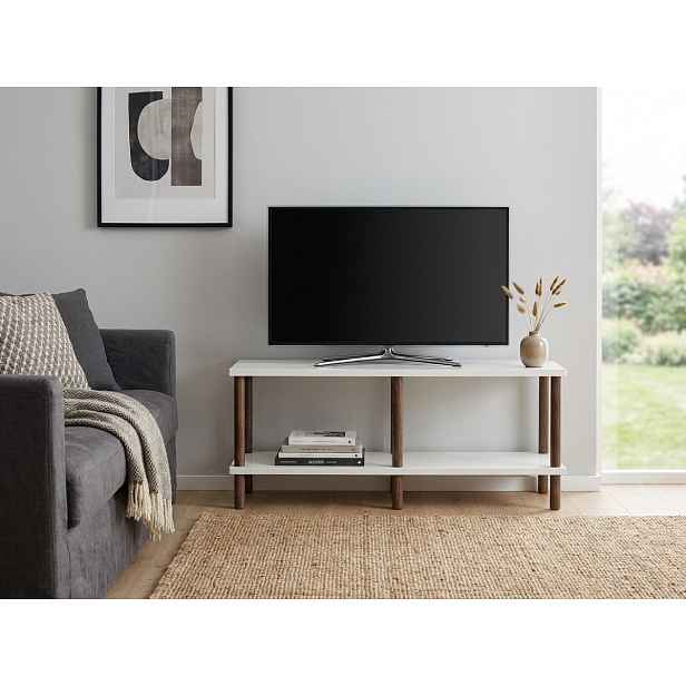 TV stolek SOLE 120 cm, bílá