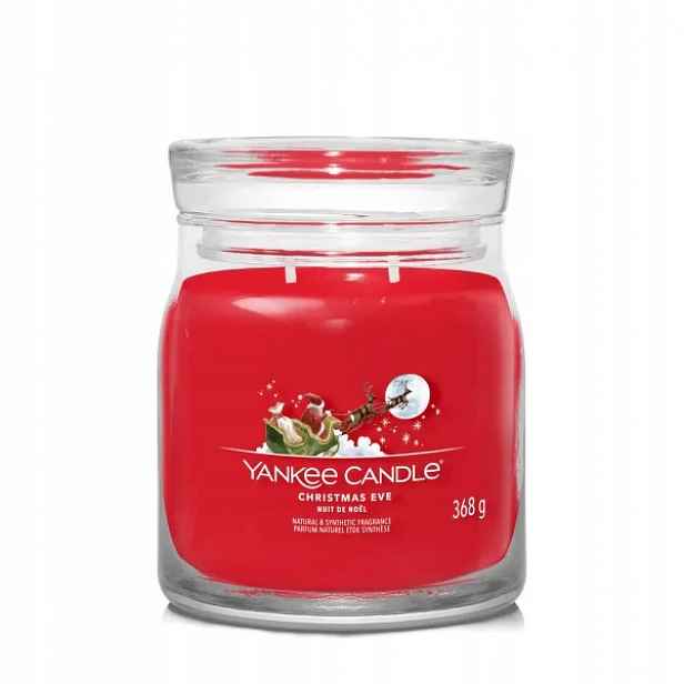 Vonná svíčka sójová Christmas Eve Yankee Candle 50 hodin hoření
