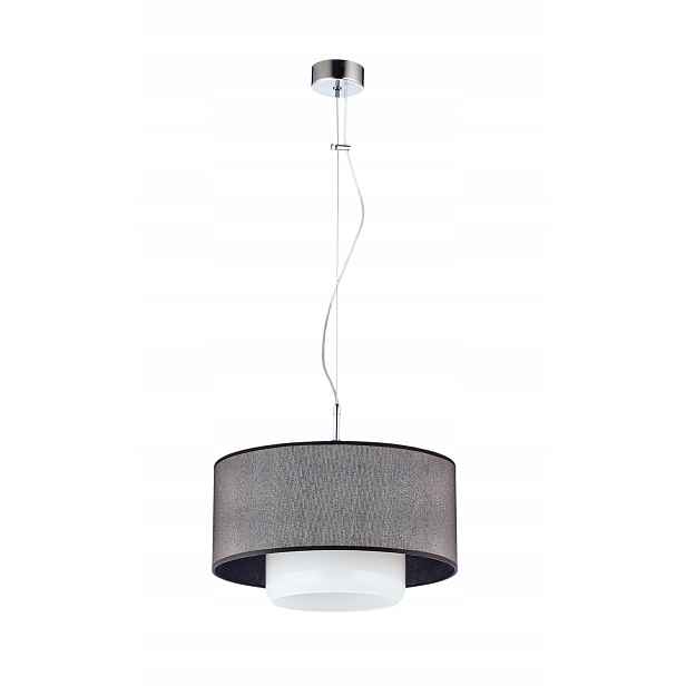 Závěsná lampa Aveo Jupiter černobílá, 1xE27, moderní, 15W