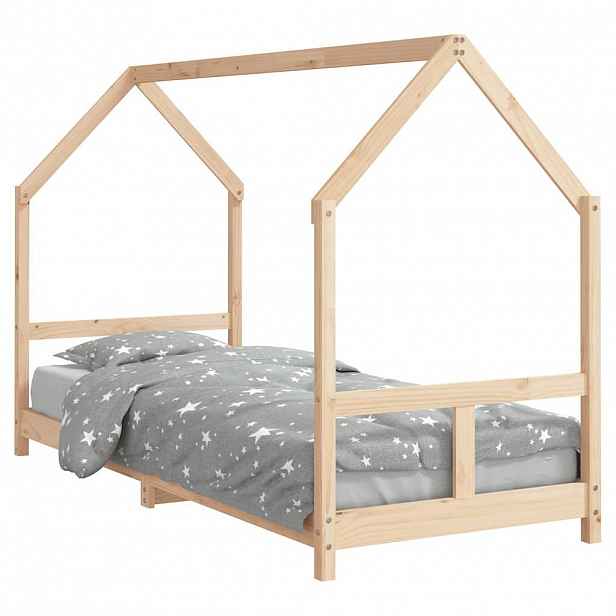 vidaXL Dětská postel 80 x 200 cm masivní borové dřevo