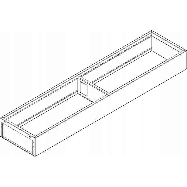 Blum ZC7S550RS1 Ambia-line rám pro standardní zásuvky, antracit matná barva