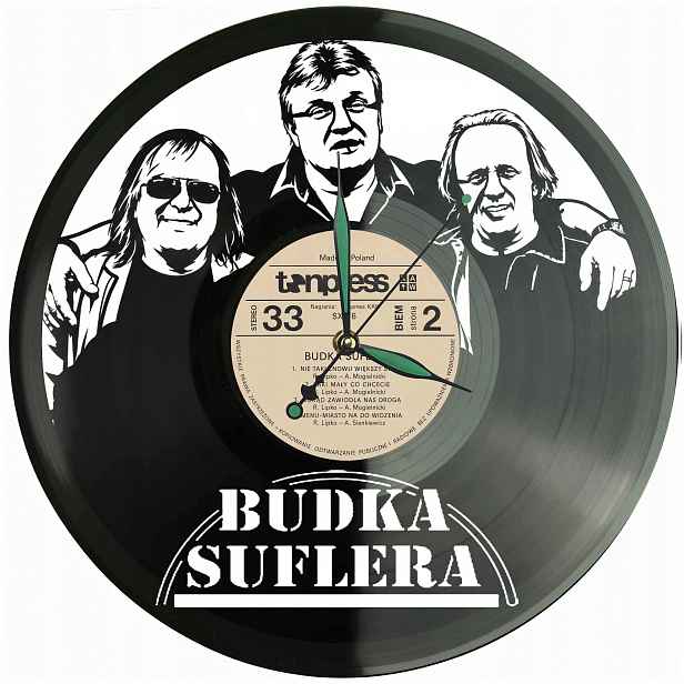 Budka Suflera Vinyl Nástěnné Hodiny Vinylová Deska Dárek Památka Dárek