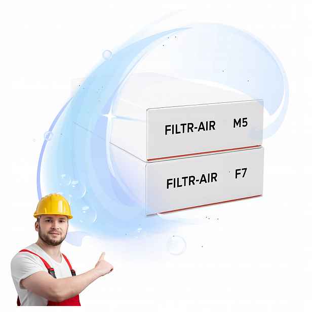 Filtr Komfovent Domekt R 450 V M5 F7 od 2020 Komplet Čistý vzduch