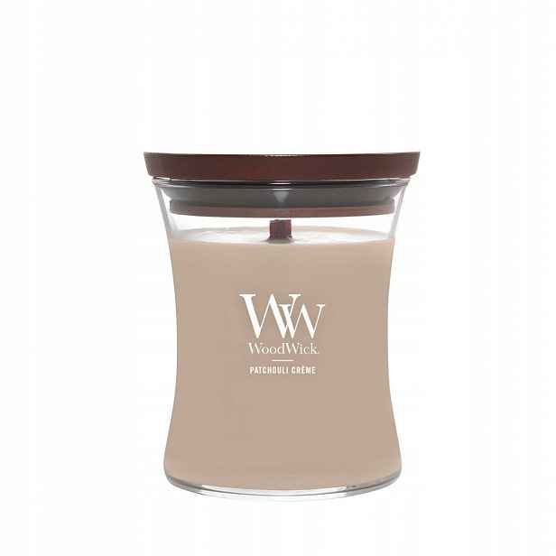 Vonná svíčka sójová Patchouli Creme Woodwick