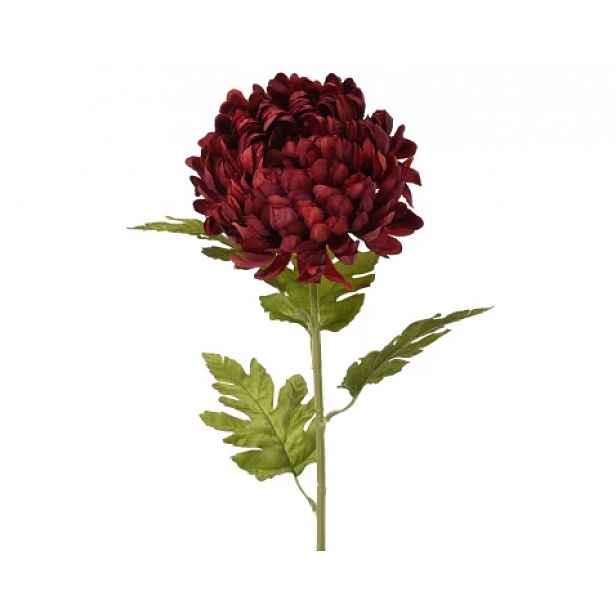 Umělá květina Chryzantéma 74 cm, červená