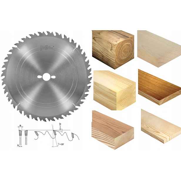 Globus Pila na dřevo 300x30x3,4/2,2/28 s podélným a příčným řezáním PS016