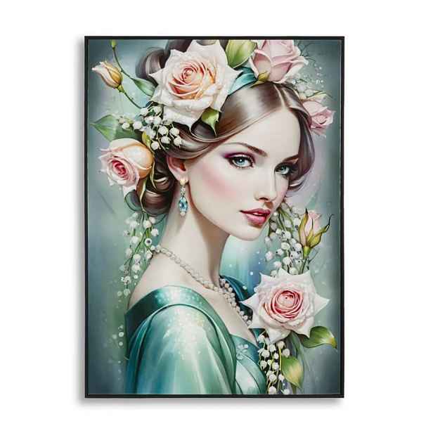 Mauro Ferretti Obraz Fantasy A 72x102 cm modro-zelený