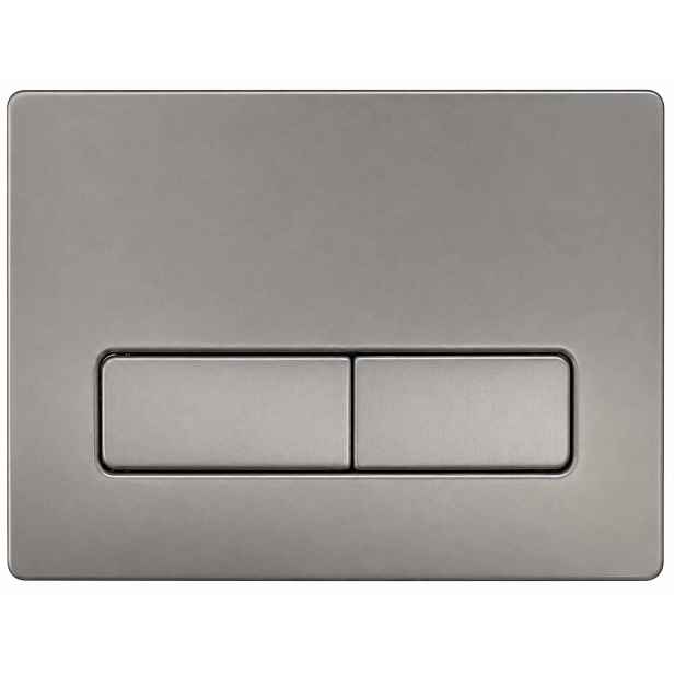 Tlačítko Stalový F gun metal pro rám Wc Geberit Duofix Basic Delta UP100