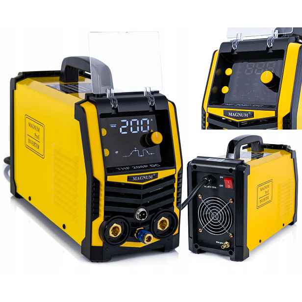 Tig svářečka Magnum Thf 208P DC Hf 2T/4T 200A 230V Mma Puls Invertorová