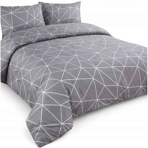 Sada Povlečení 200x220 2 povlečení 70x80 cm Bavlna Saténové vzory