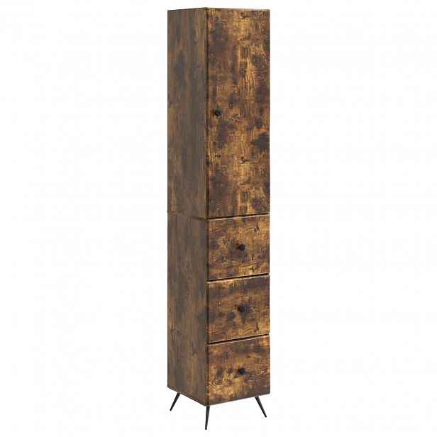 vidaXL Sada skříněk 2 ks 34,5 x 34,5 x 90 cm Kompozitní dřevo