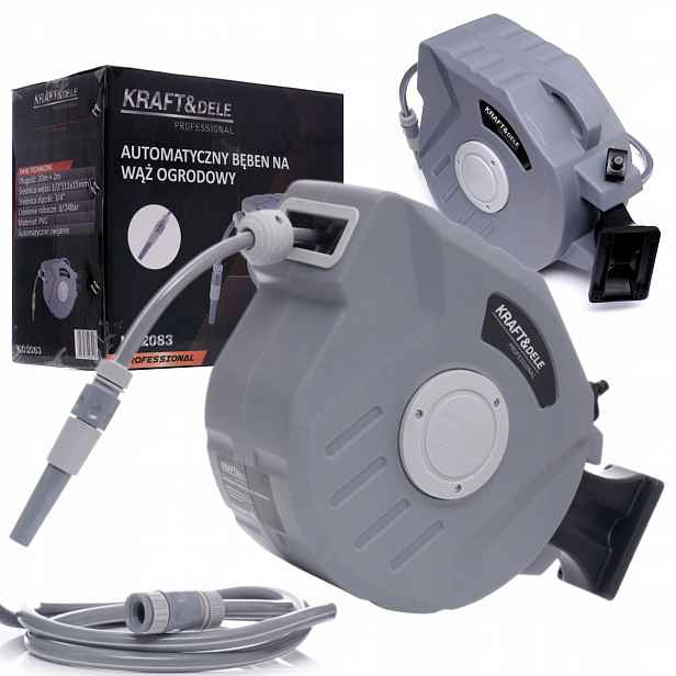 Hadice Automatický buben s zahradní hadicí 20m+2m 1/2" KD2083