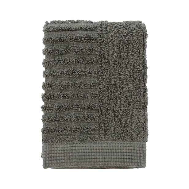 Khaki froté bavlněný ručník 30x30 cm Classic – Zone