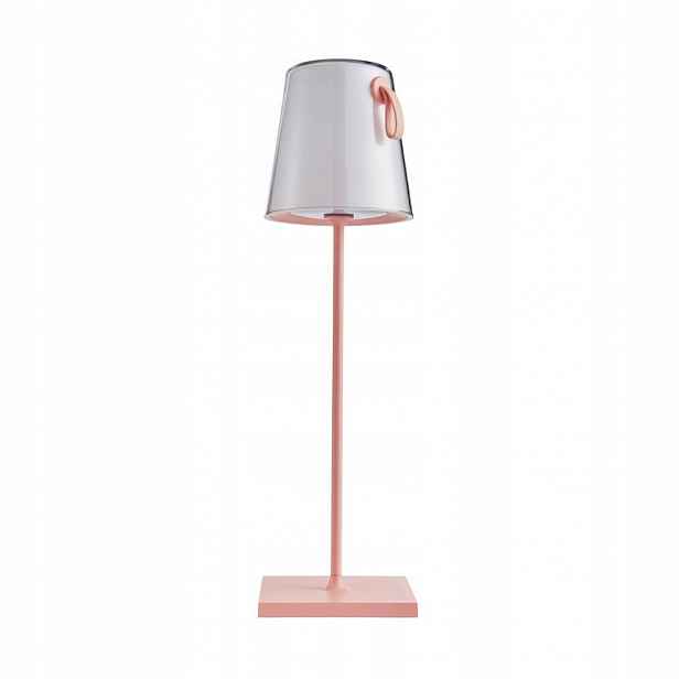 Led venkovní stolní lampa růžová 5W 300lm IP54 Bateriová Ostap Italux
