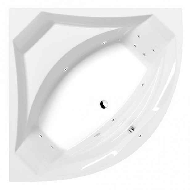 Masážní vana Polysan Rosana 150x150 cm Active Hydro akrylát levá i pravá 63119.1010
