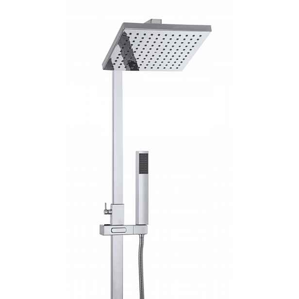 Termostatická Sprchová Baterie Sprchový Set Cube Slim Chrom